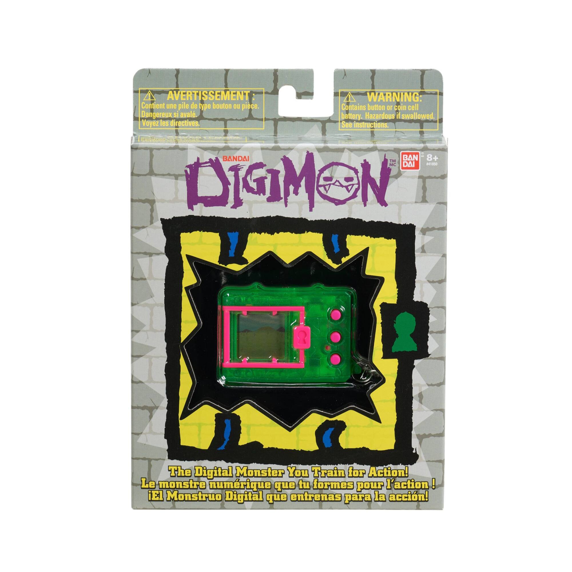 Bandai Translucent Neon Green Digimon Original Virtual Pet